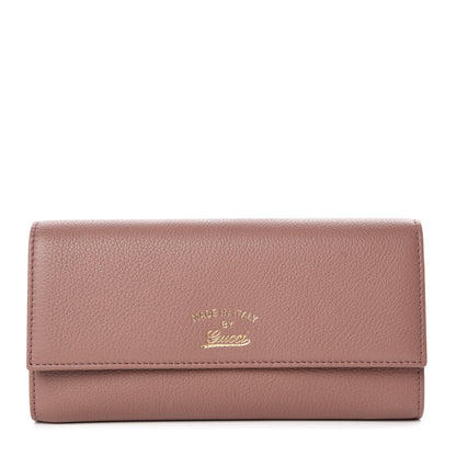 Gucci Dollar Calfskin Swing Continental Wallet Soft Pink 1 of 10