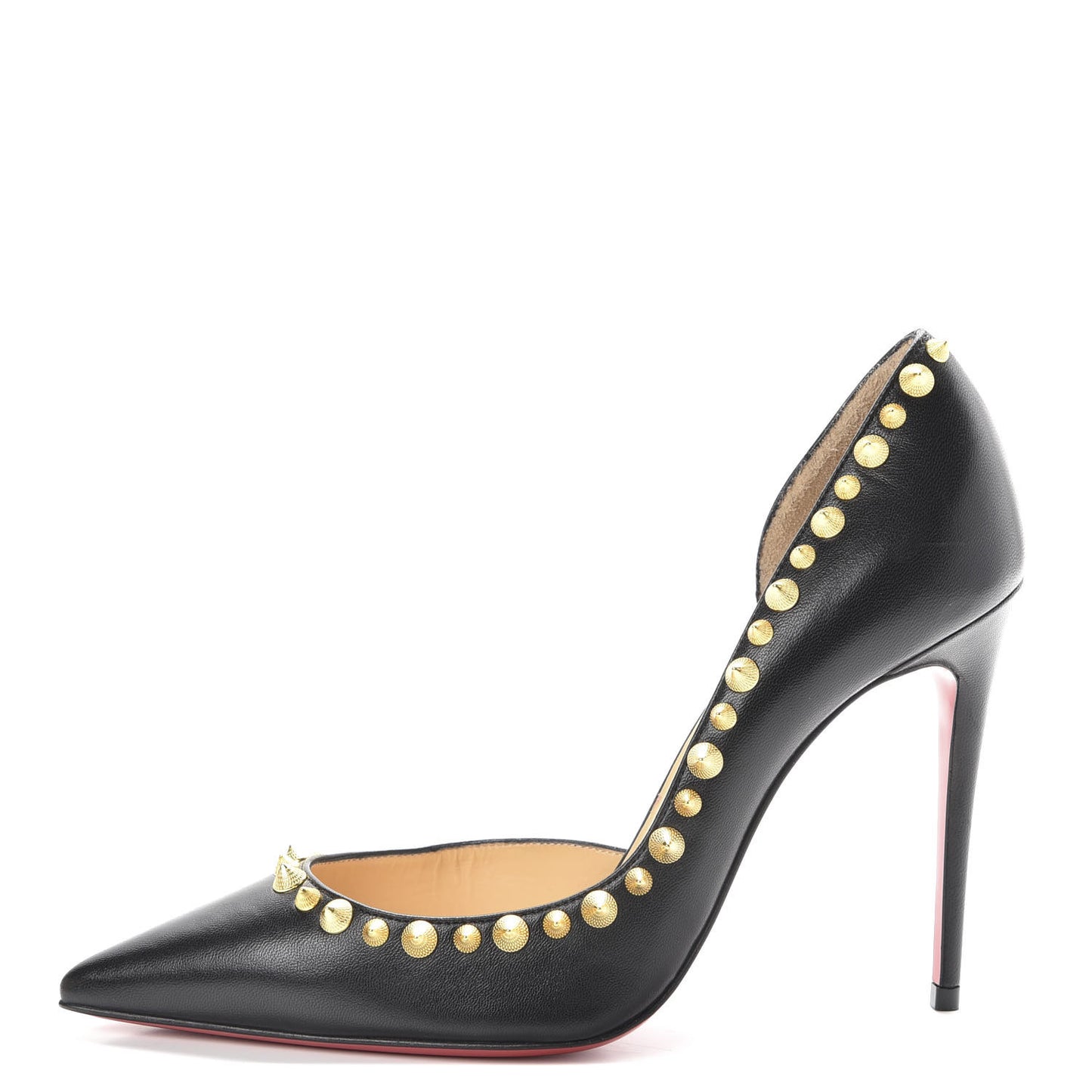 Shiny Nappa Irishell 100 Pumps 35 Black Gold