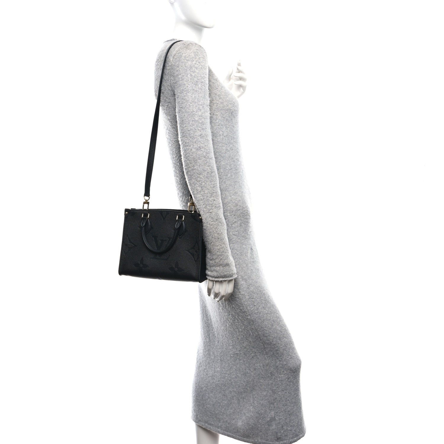 Louis Vuitton Empreinte Monogram Giant Onthego PM Black 2 of 9