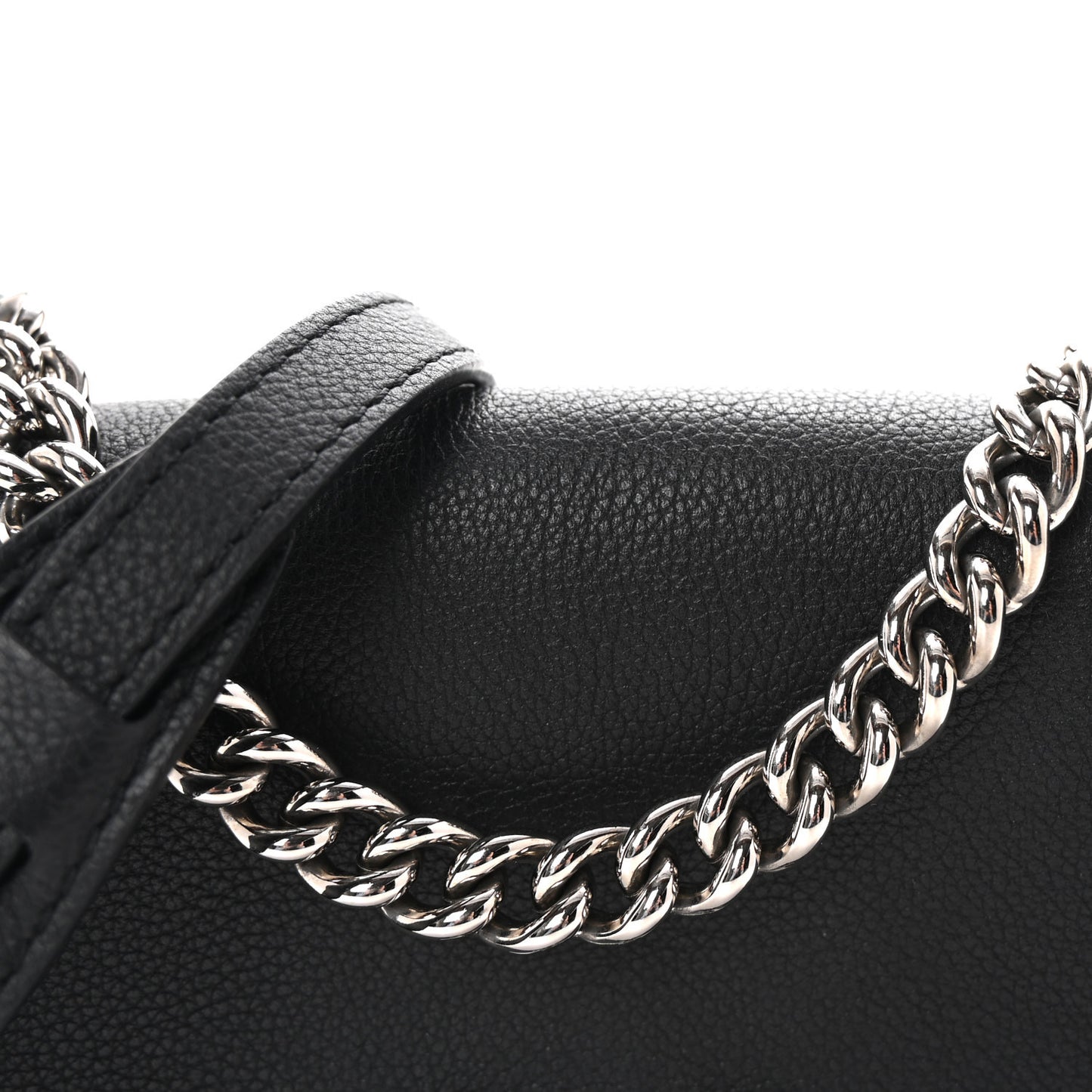 Calfskin Lockme II Chain Bag BB Black