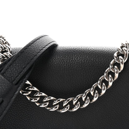 Louis Vuitton Calfskin Lockme II Chain Bag BB Black 7 of 9