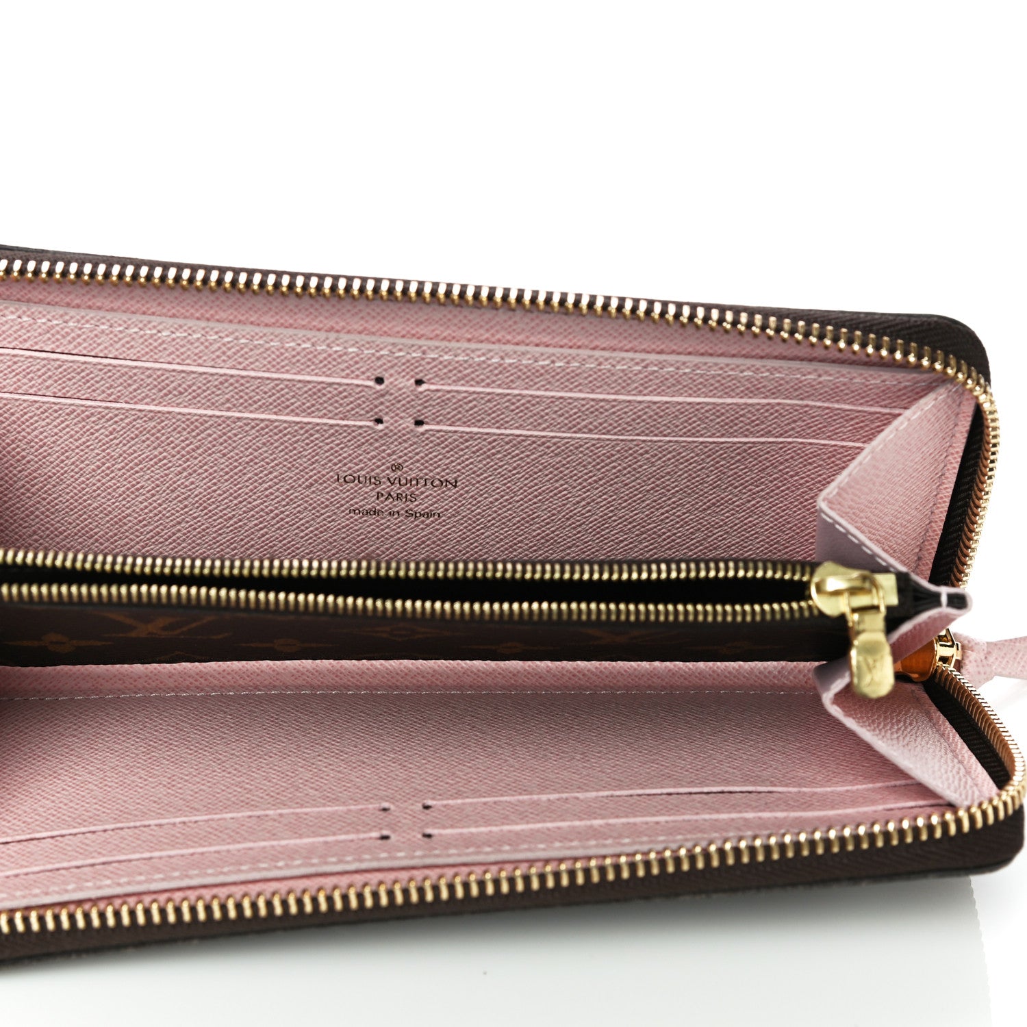 Louis Vuitton Monogram Clemence Wallet Rose Ballerine 5 of 8