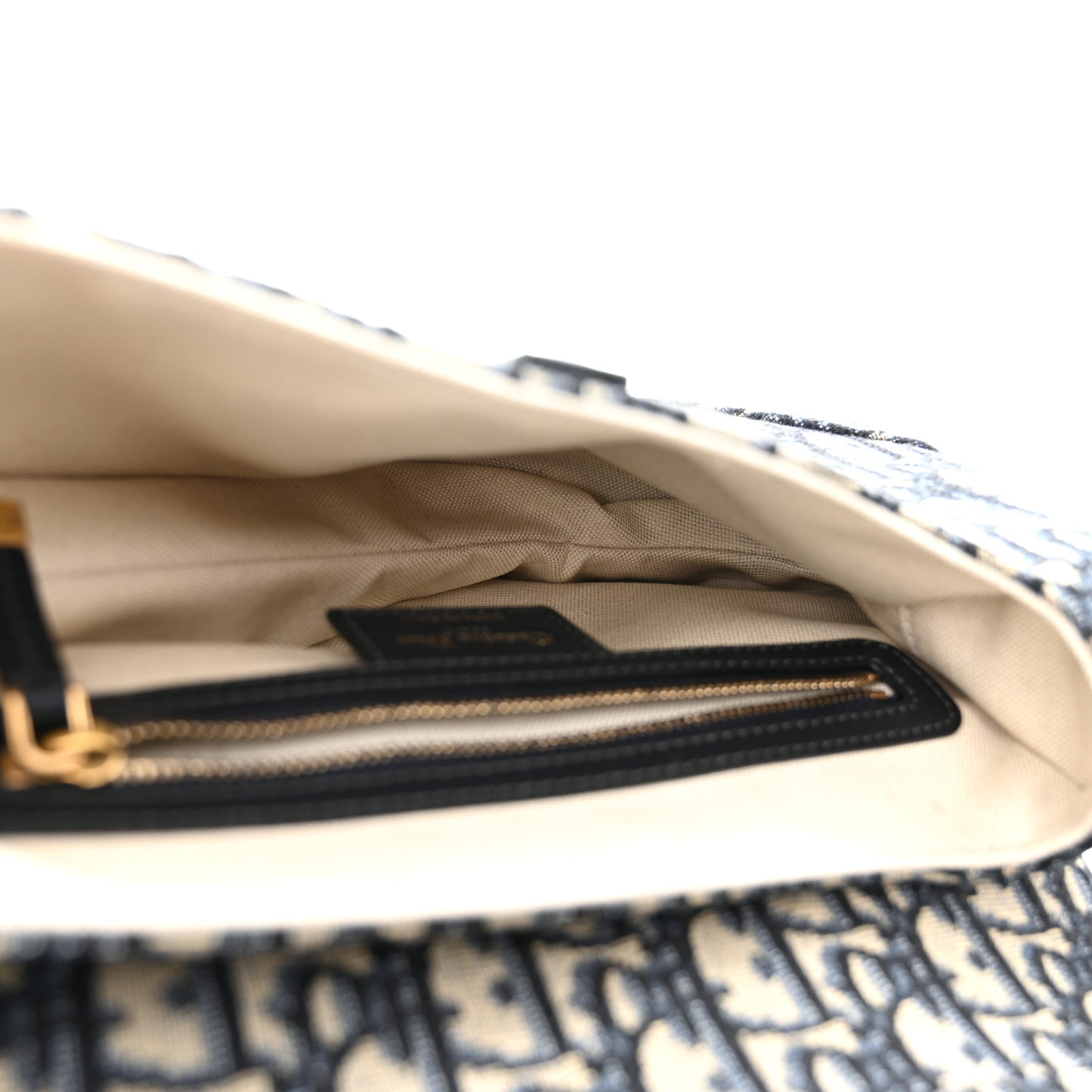 Oblique Saddle Bag Blue