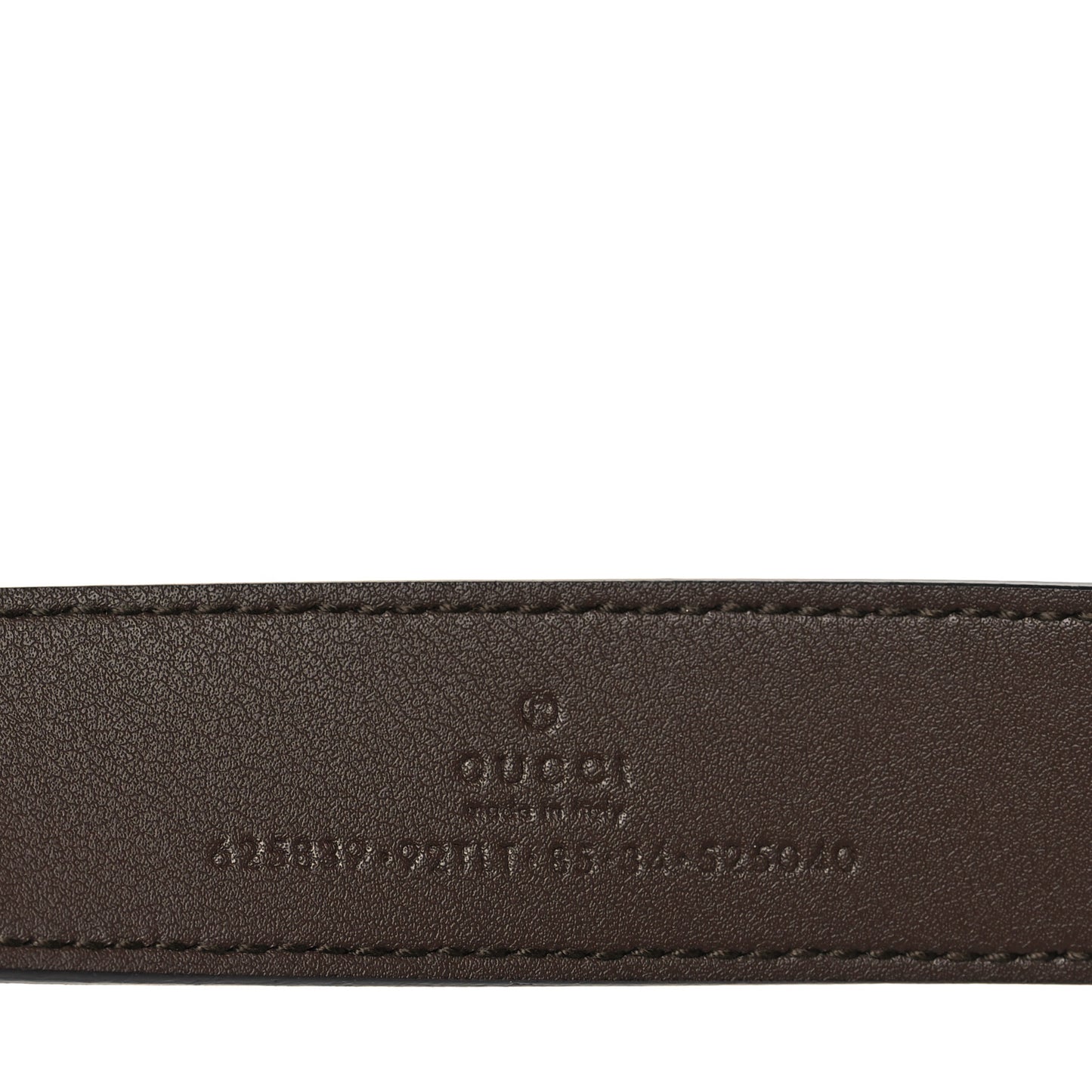 GG Supreme Monogram Matte Plutone Calfskin Double G 30mm Belt 85 34 Beige Ebony New Acero