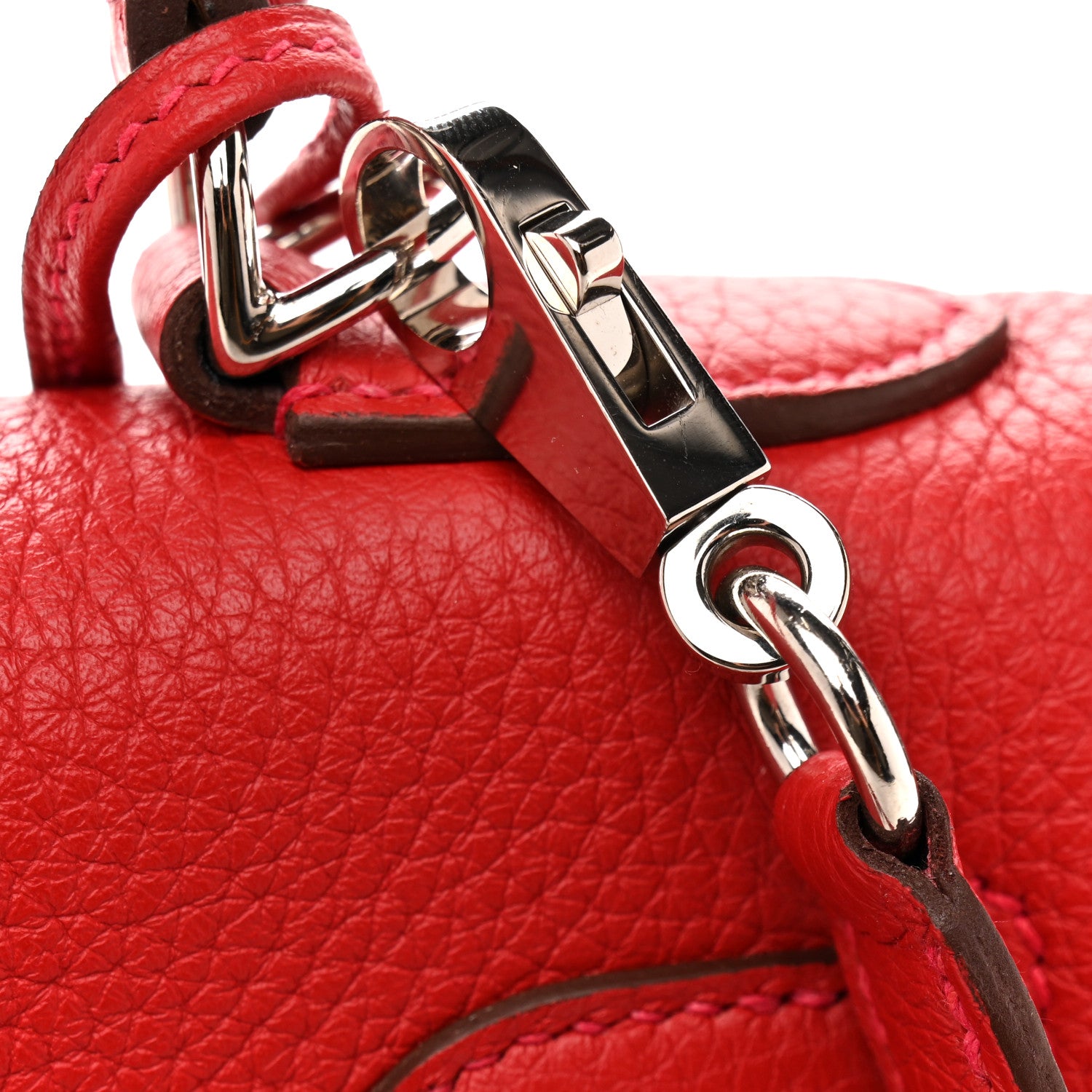 Hermes Togo Kelly Retourne 28 Rouge Casaque 11 of 12