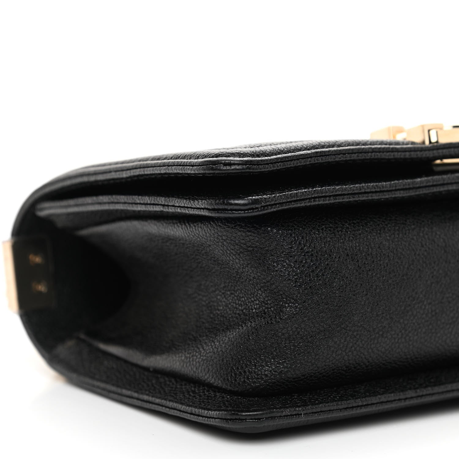 Chanel Caviar Chevron Quilted Small Boy Flap Black 9 of 10