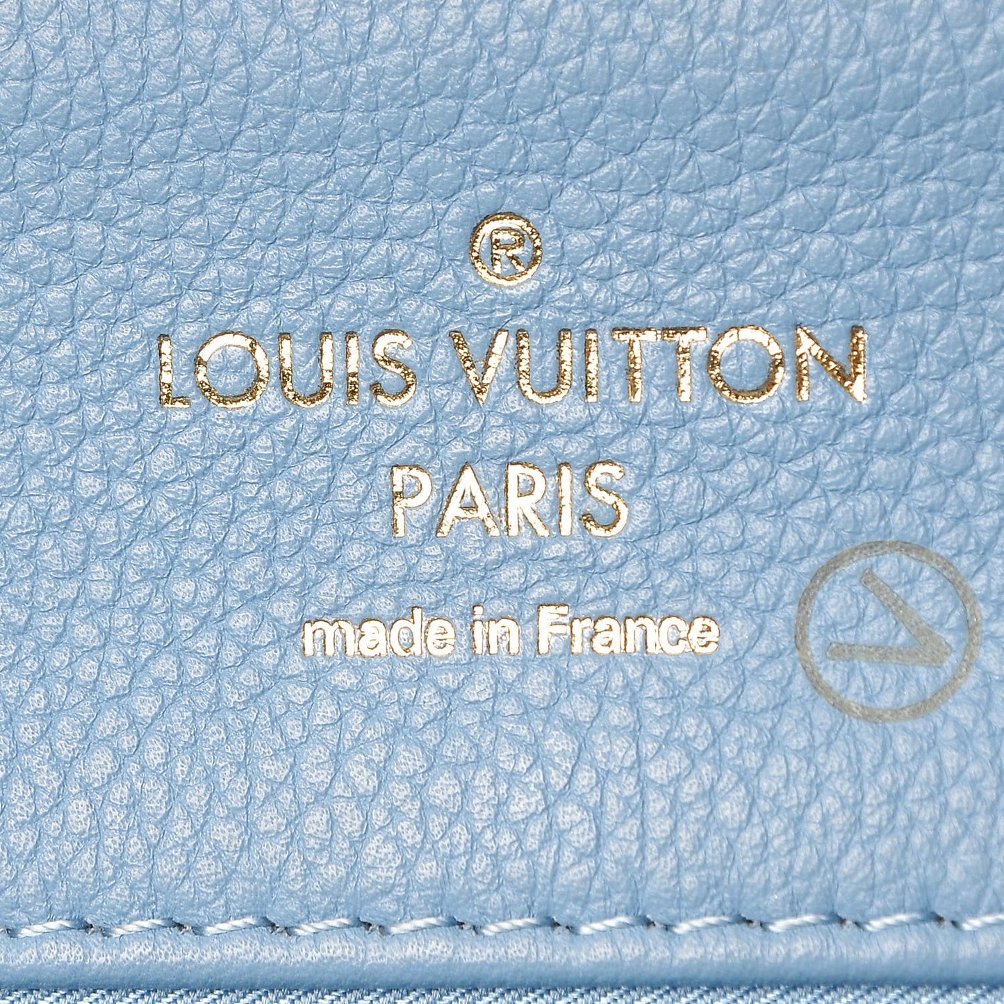 Calfskin Lockme MM Bleuet