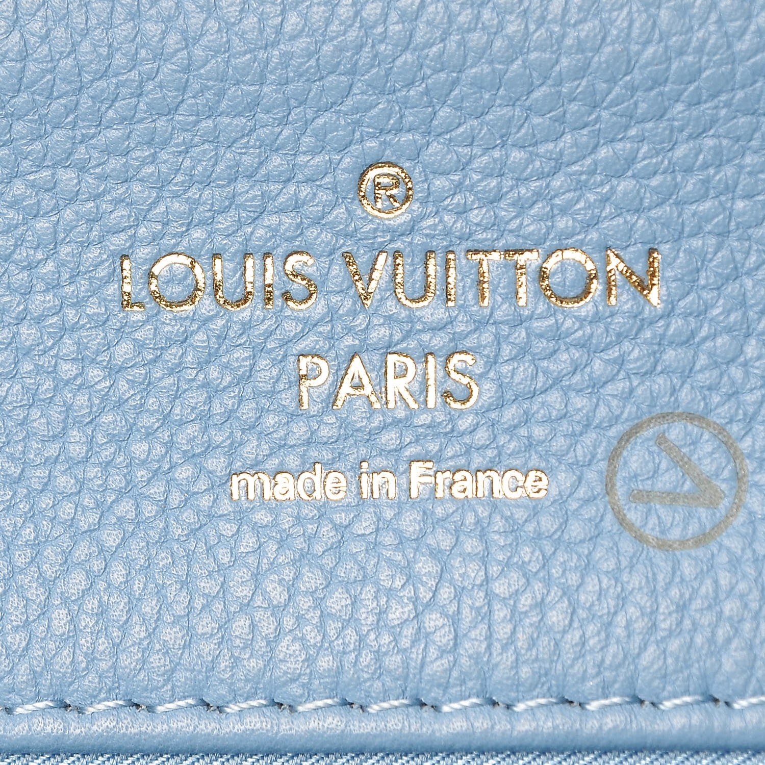 Louis Vuitton Calfskin Lockme MM Bleuet 6 of 19