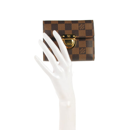 Louis Vuitton Damier Ebene Koala Compact Wallet 2 of 7