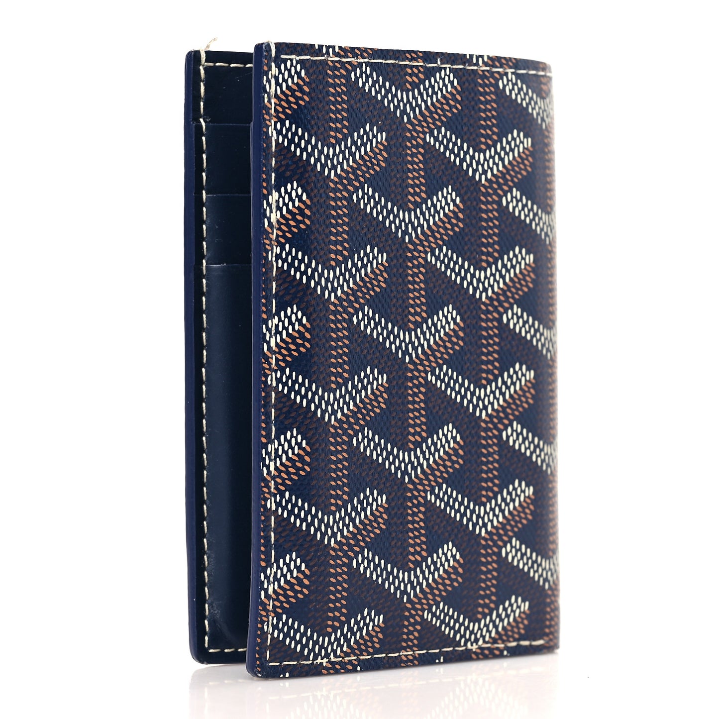 Goyardine Saint Pierre Card Holder Navy