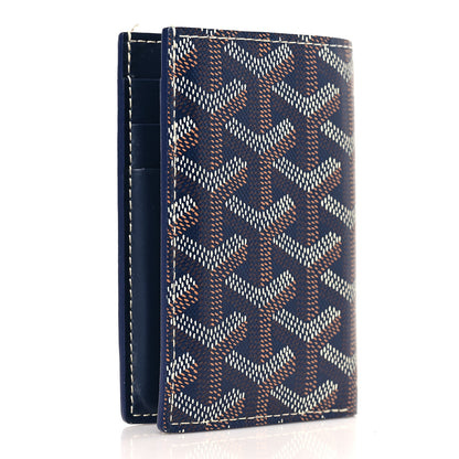 Goyard Goyardine Saint Pierre Card Holder Navy 3 of 7