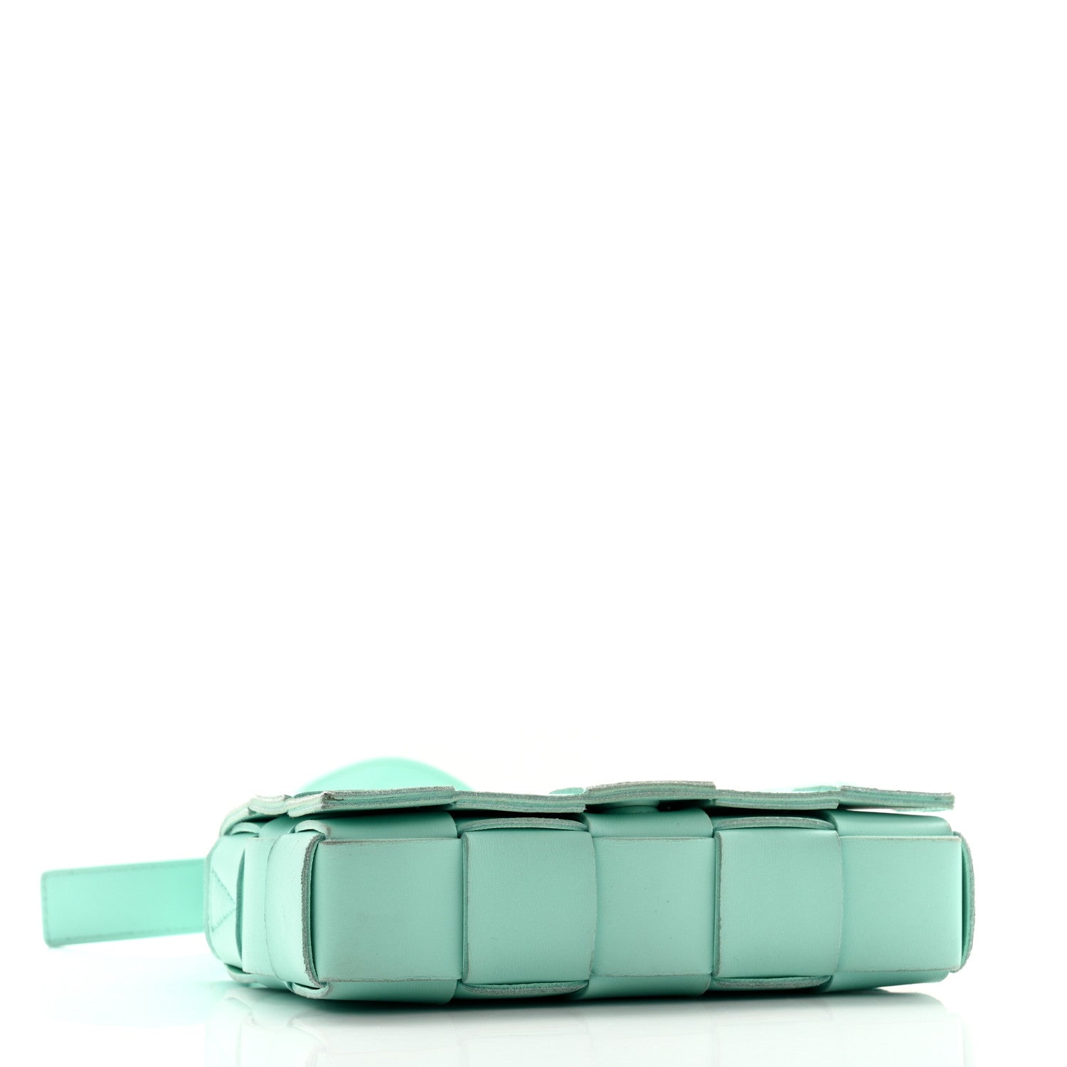 Bottega Veneta Lambskin Maxi Intrecciato Small Cassette Crossbody Bag Celadon 4 of 11