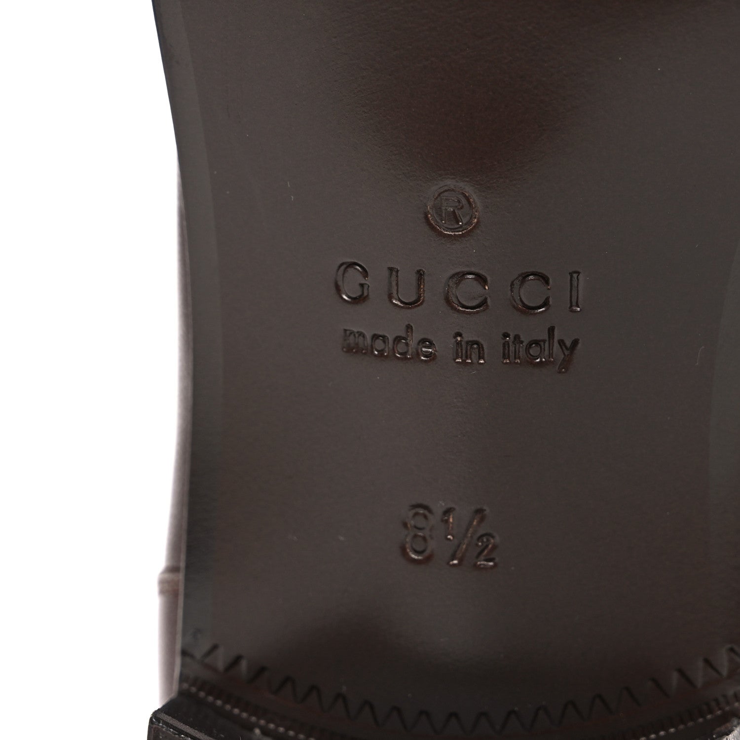Gucci GG Monogram Goatskin Mens GG Loafers 8.5 Brown 8 of 11