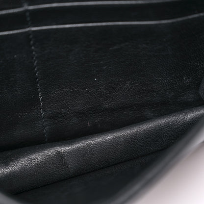 Prada Soft Calfskin Impunture Diagramme Chain Wallet Black 10 of 10
