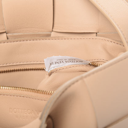 Bottega Veneta Nappa Maxi Intreccio Cassette Bag Almond 6 of 9