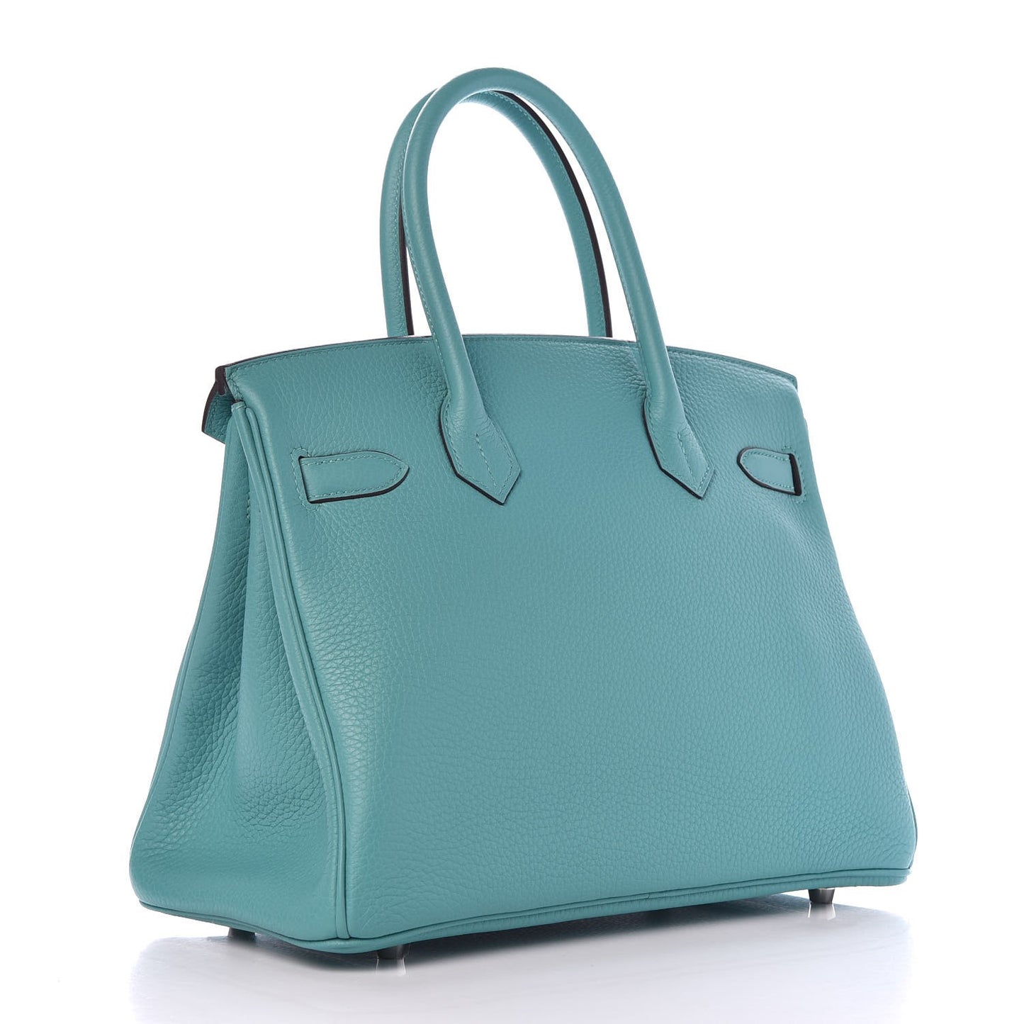 Taurillon Clemence Birkin 30 Bleu Saint Cyr