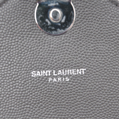 Saint Laurent Grain De Poudre Textured Mixed Matelasse Medium Triquilt Monogram Satchel Earth 7 of 7