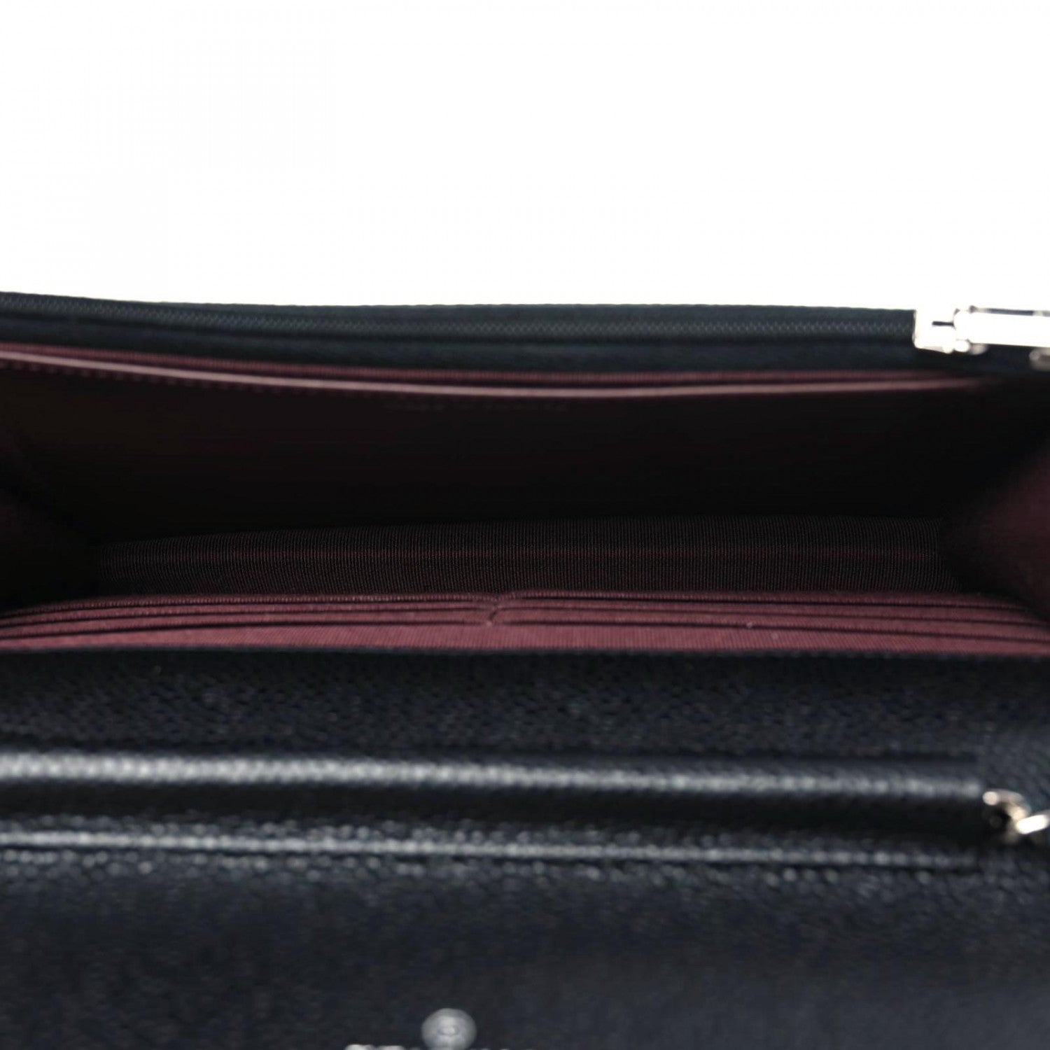 Chanel Caviar Quilted Wallet On Chain WOC Black 8 of 12