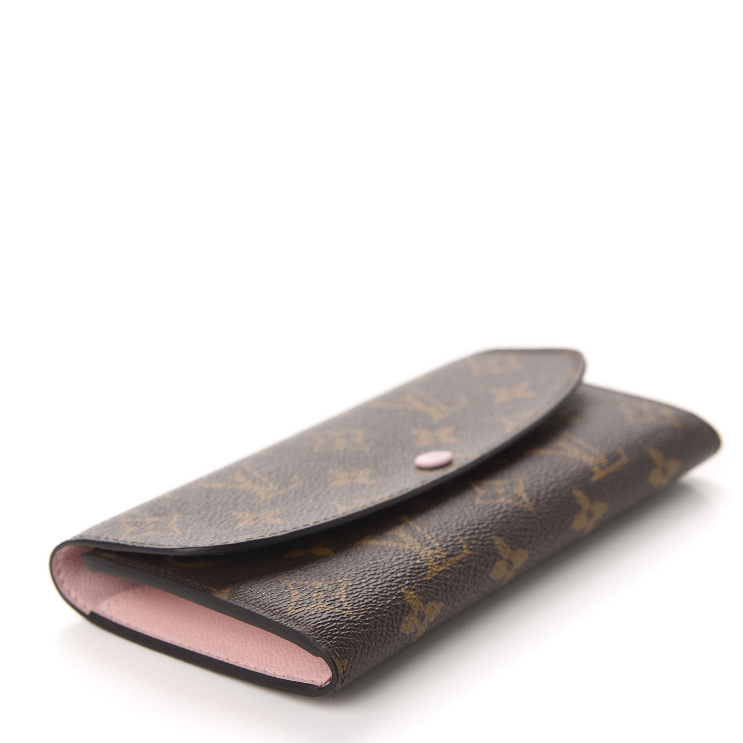 Monogram Emilie Wallet Rose Ballerine