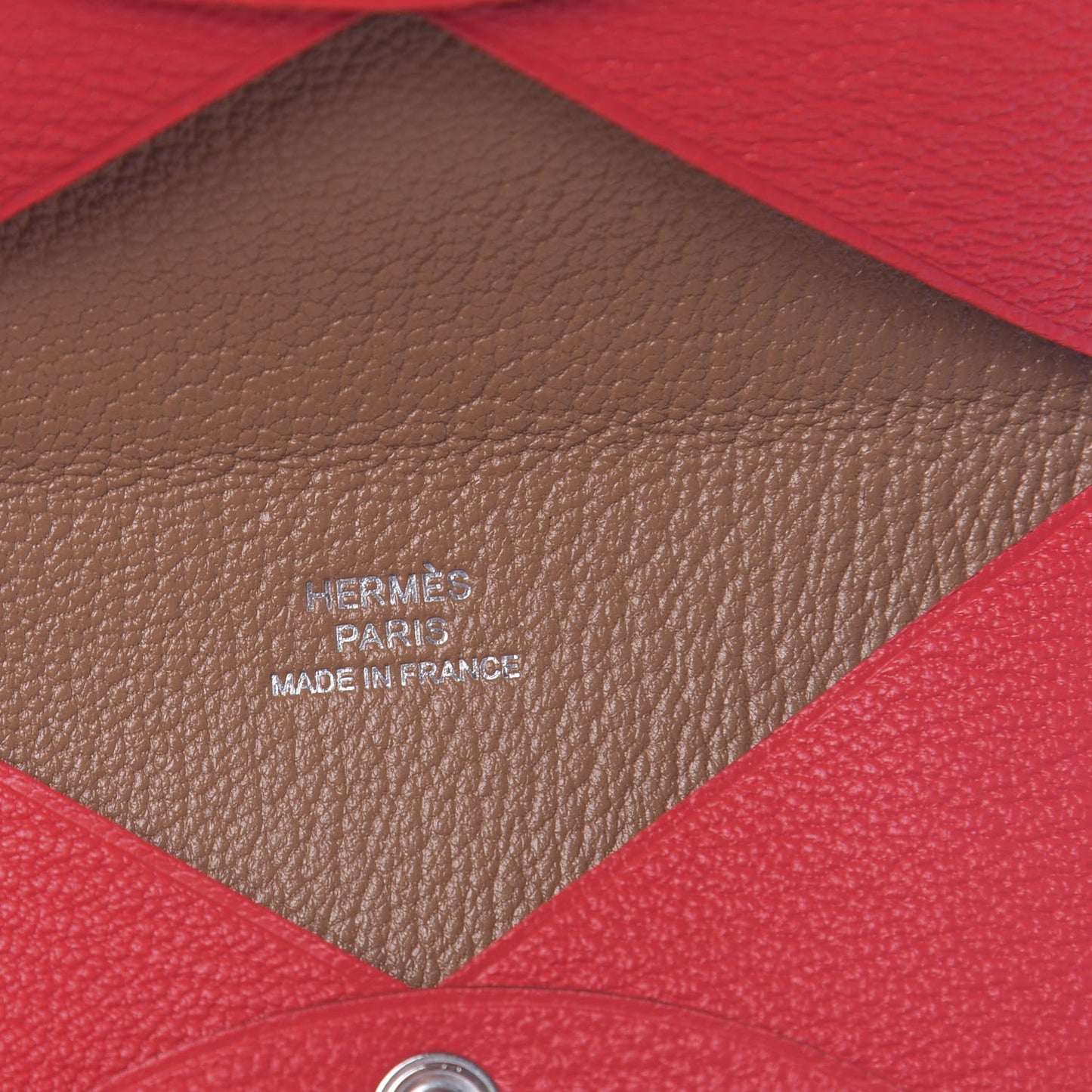 Chevre Mysore Verso Calvi Card Case Rose Texas Quebracho