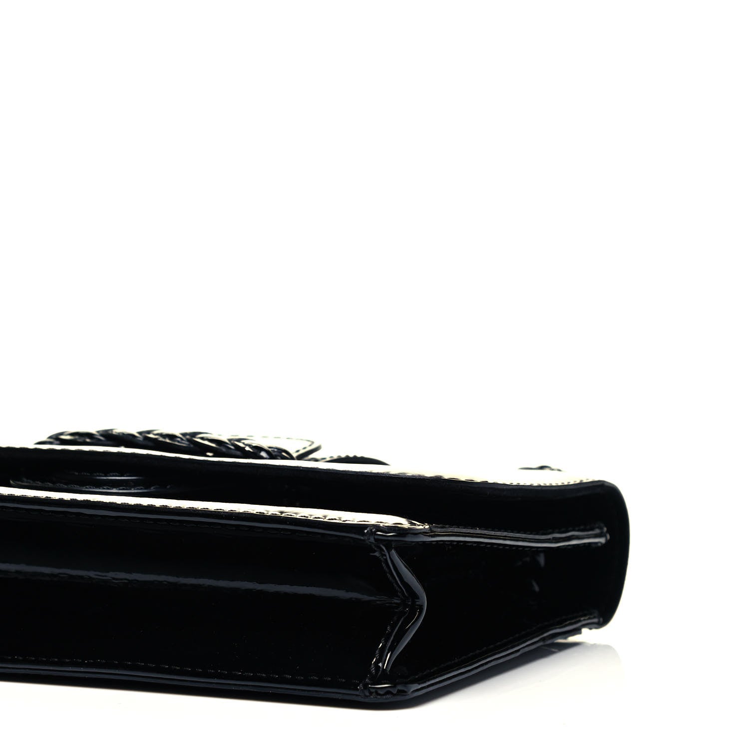 Valentino Garavani Patent Histoire Flap Black 7 of 8