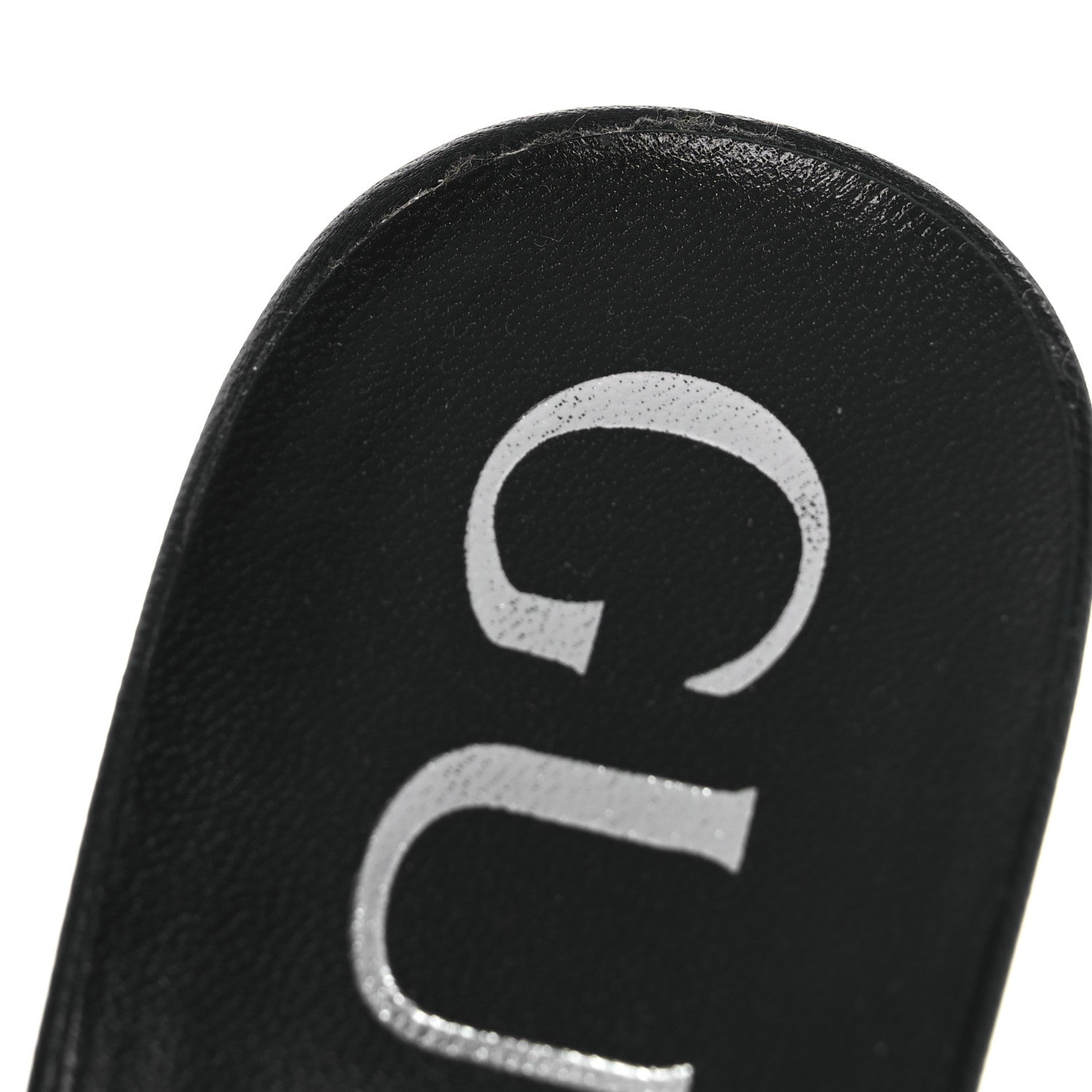 Gucci Tela Retino Kid Scamosciato Crystal GG Monogram Square Demi Mule Sandals 36 Black 10 of 12