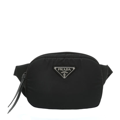 Prada Tessuto Nylon Soft Padded Belt Bag Black 1 of 10
