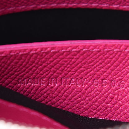 Balenciaga Signature Grained Calfskin Logo XXS Ville Top Handle Bag Fuchsia 8 of 11