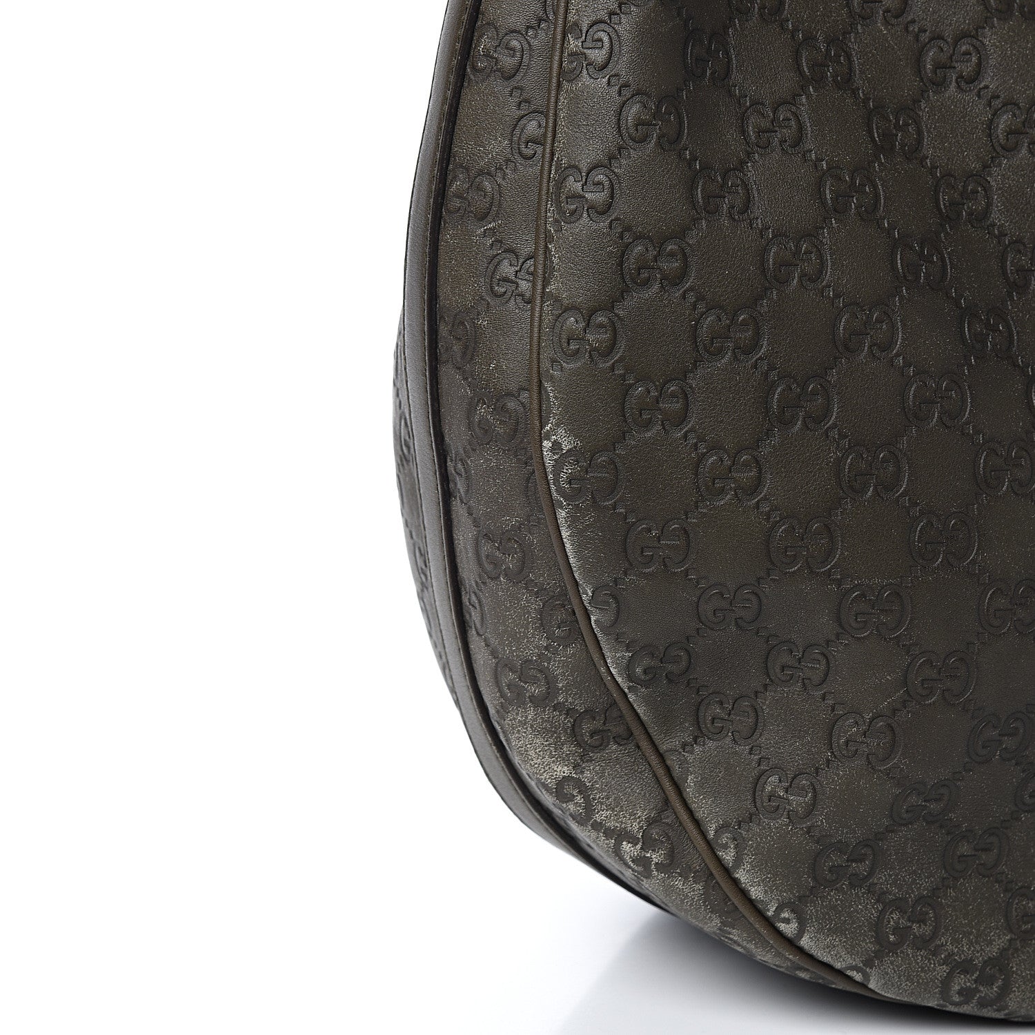 Gucci Guccissima Large GG Twins Hobo Olive Green 12 of 13