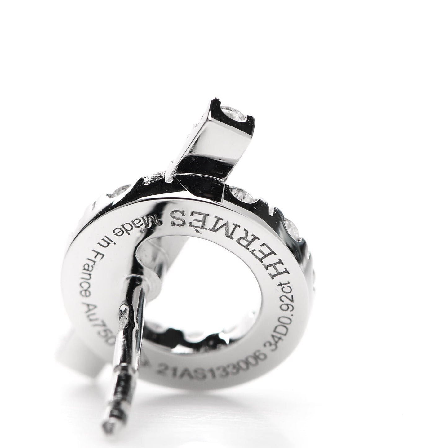 18K White Gold Diamond Finesse Earrings