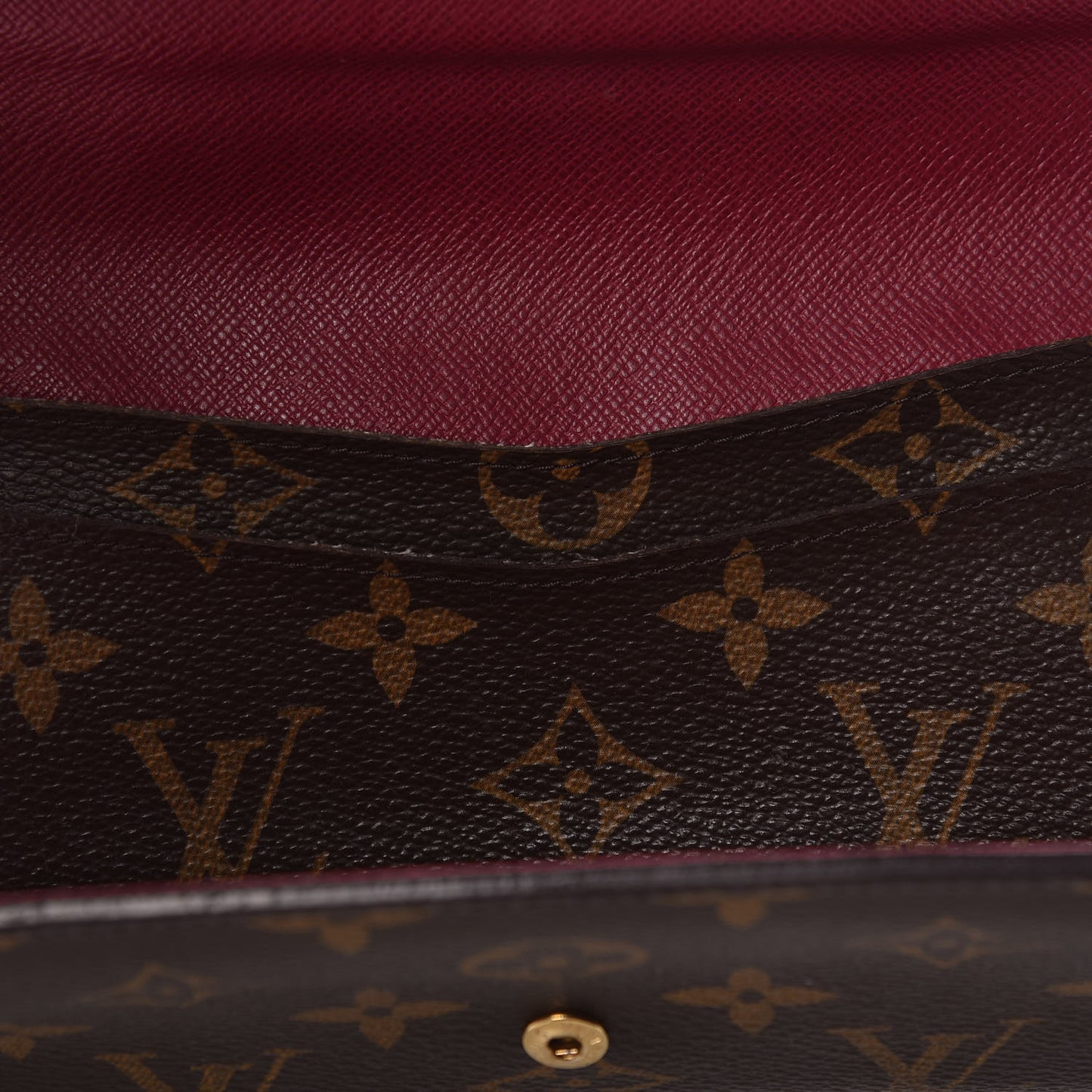 Monogram Josephine Wallet Fuchsia