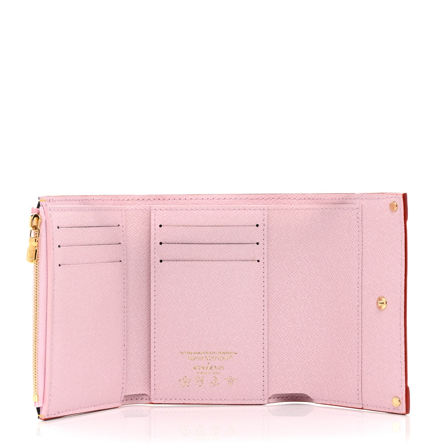 Louis Vuitton LV X TM Monogram Cherry Blossom Victorine Wallet Sakura Brown 5 of 8