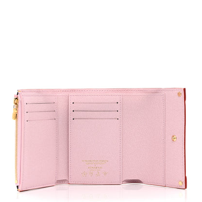 Louis Vuitton LV X TM Monogram Cherry Blossom Victorine Wallet Sakura Brown 5 of 8