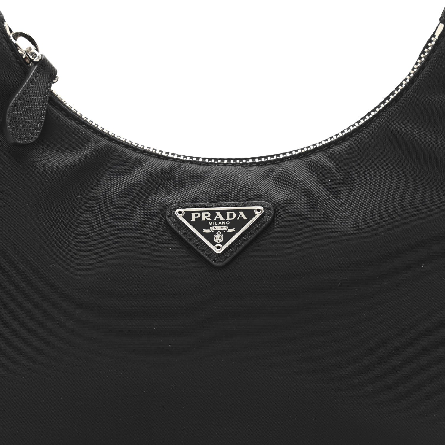 Prada Tessuto Nylon Saffiano Mini Re-Edition 2005 Bag Black 9 of 11