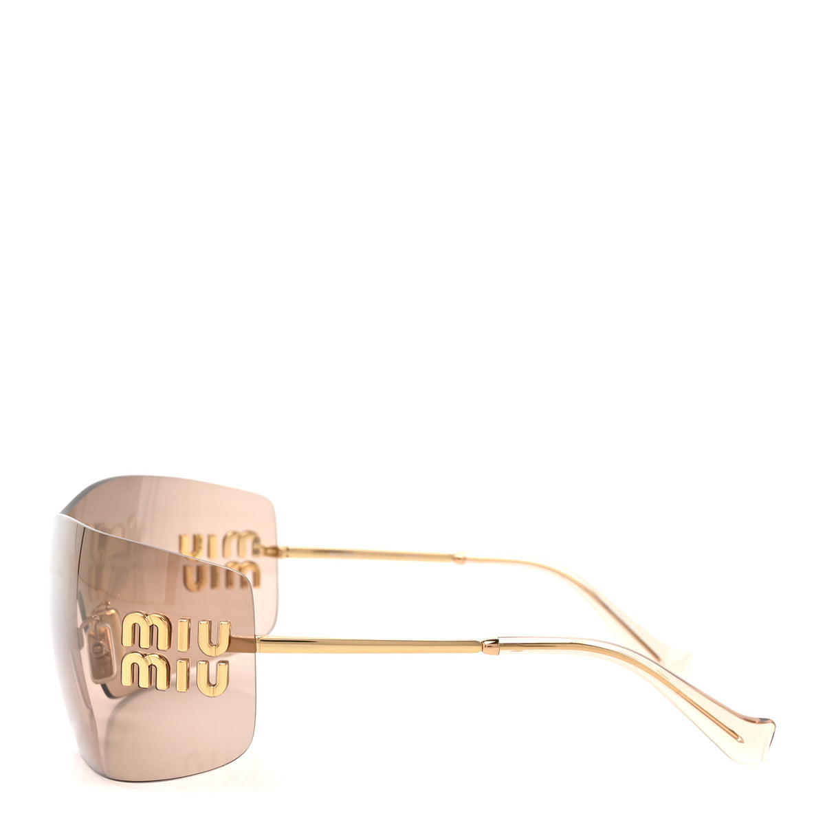 Metal Aube Sunglasses SMUB53 Gold Bronze