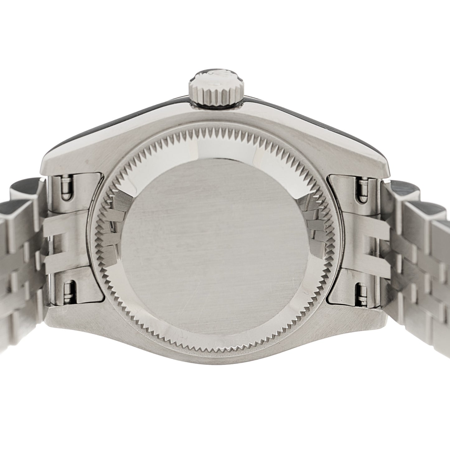 Stainless Steel 18K White Gold Diamond 26mm Oyster Perpetual Datejust Watch Pink 179174