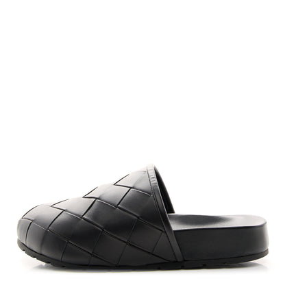Bottega Veneta Nappa Intrecciato Reggie Mules 40 Black 1 of 8