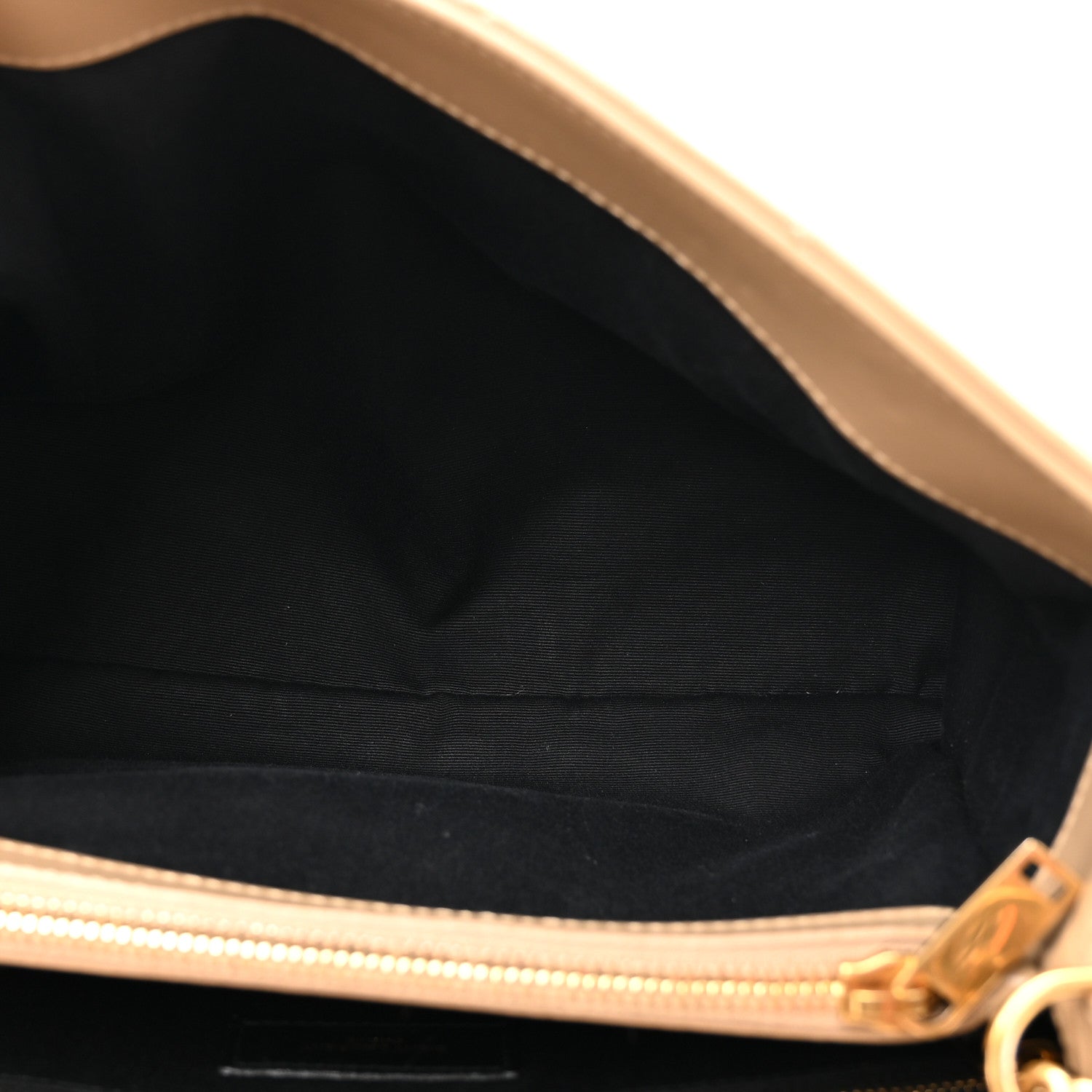 Saint Laurent Calfskin Y Quilted Monogram Medium Loulou Chain Satchel Dark Beige 5 of 12