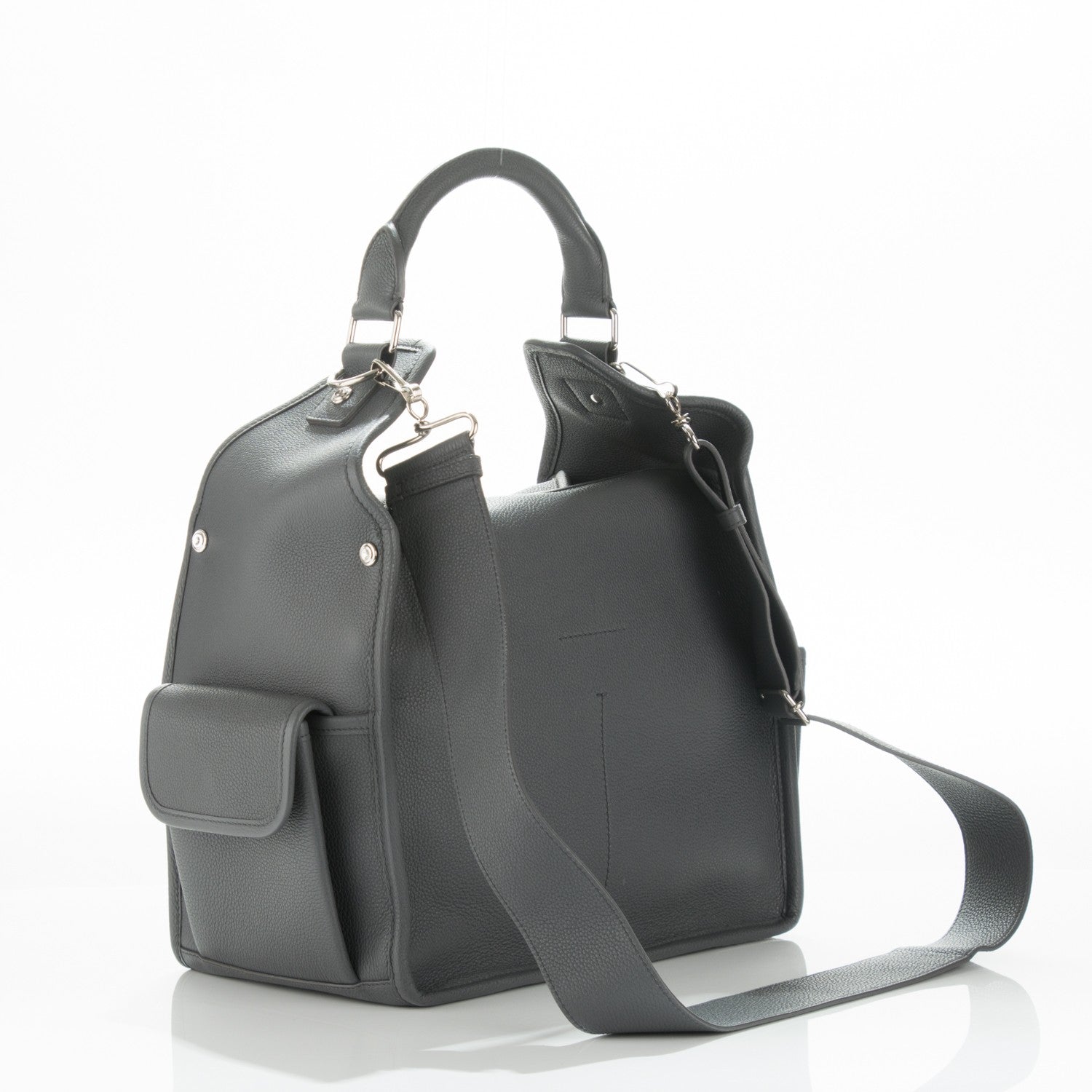 Balenciaga Calfskin Detachables Top Handle Grey 3 of 6