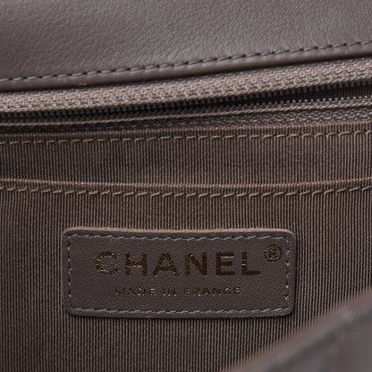 Chanel Calfskin Chevron Quilted Small Statement Flap Khaki 5 of 20