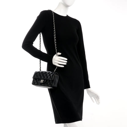 Chanel Caviar Quilted Mini Rectangular Flap Black 2 of 8