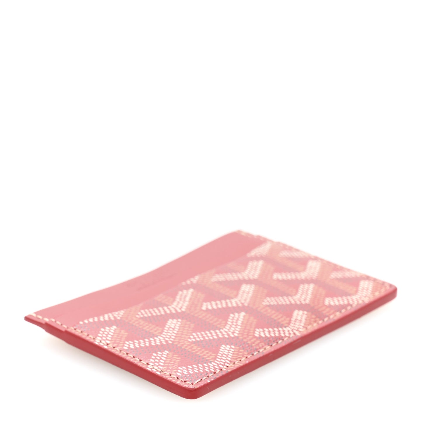Goyardine Saint Sulpice Card Holder Red