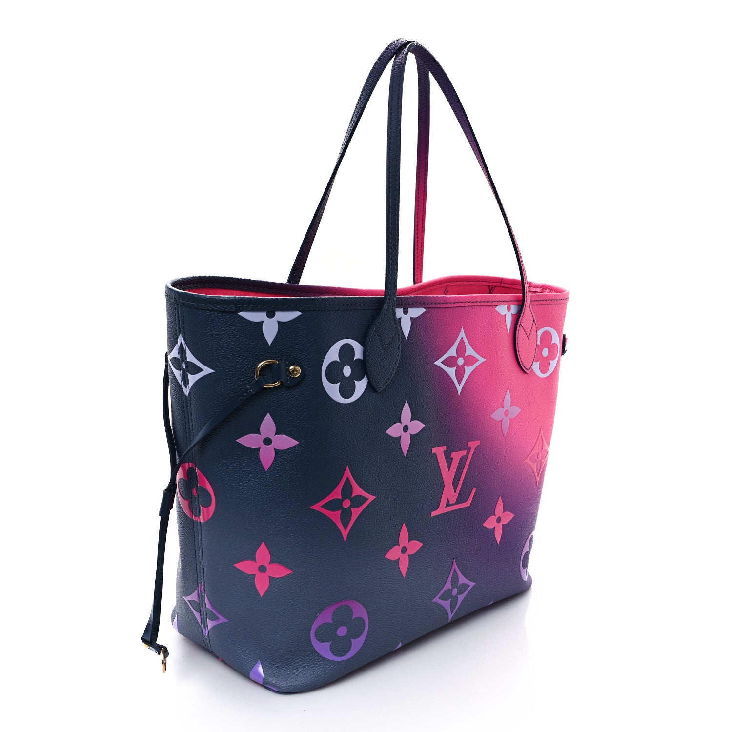 Louis Vuitton Monogram Giant Spring In The City Neverfull MM Midnight Fuchsia 4 of 11
