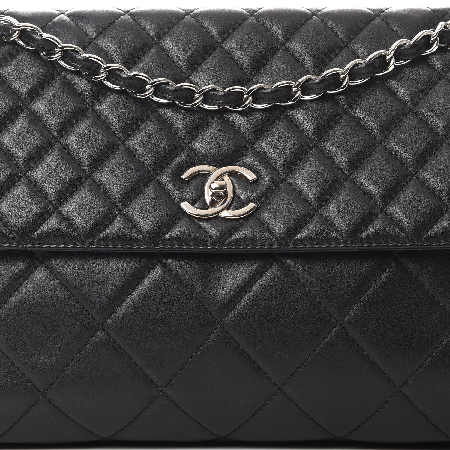 Chanel Calfskin Quilted In The Business Flap Bag Black 8 of 14