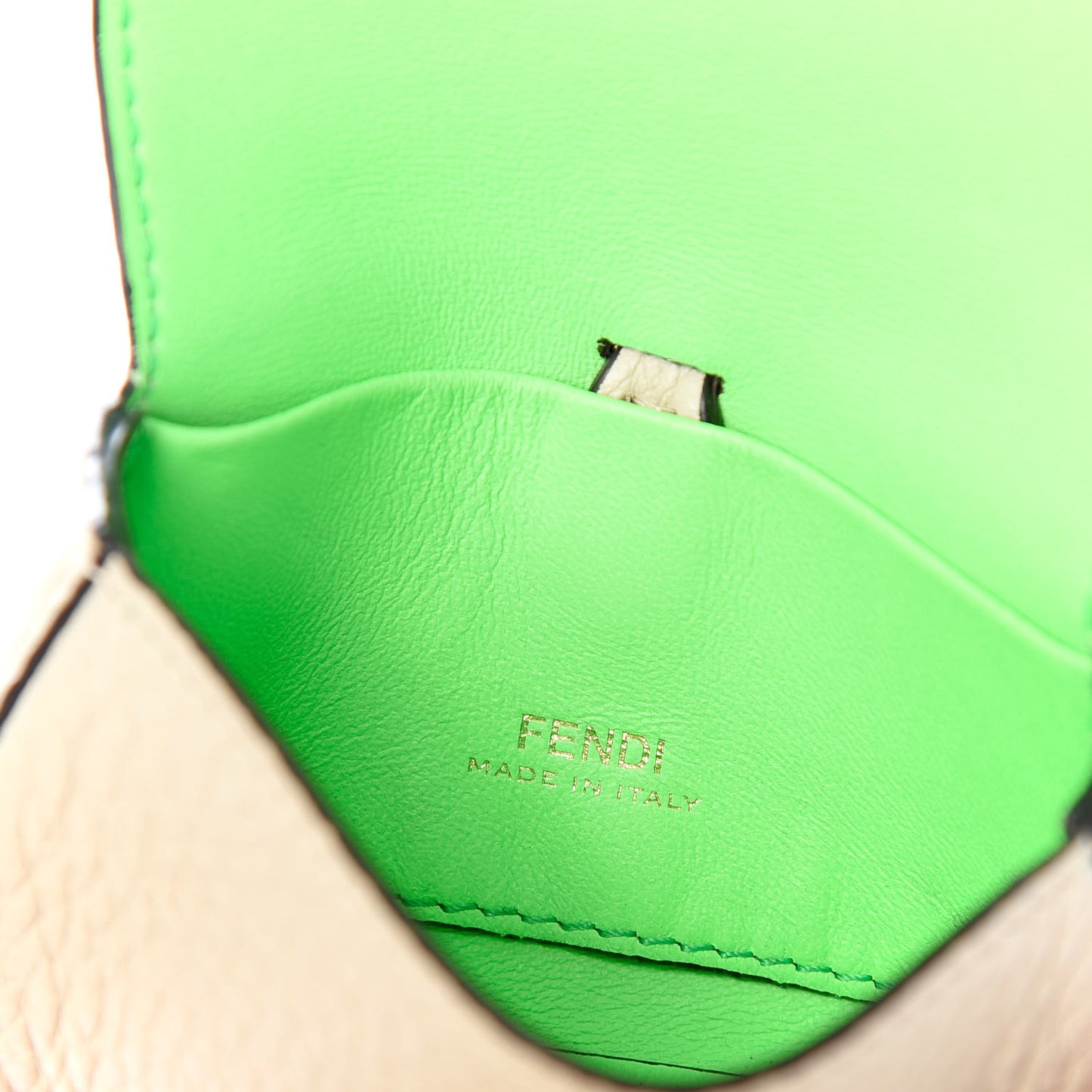 Cuoio Romano Micro Baguette Charm Latte