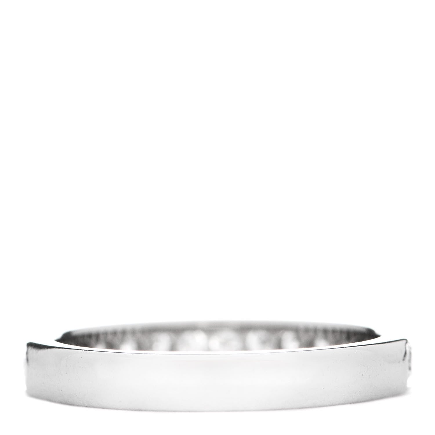 Cartier Platinum Diamond 1895 Wedding Band Ring 45 3.25 3 of 5