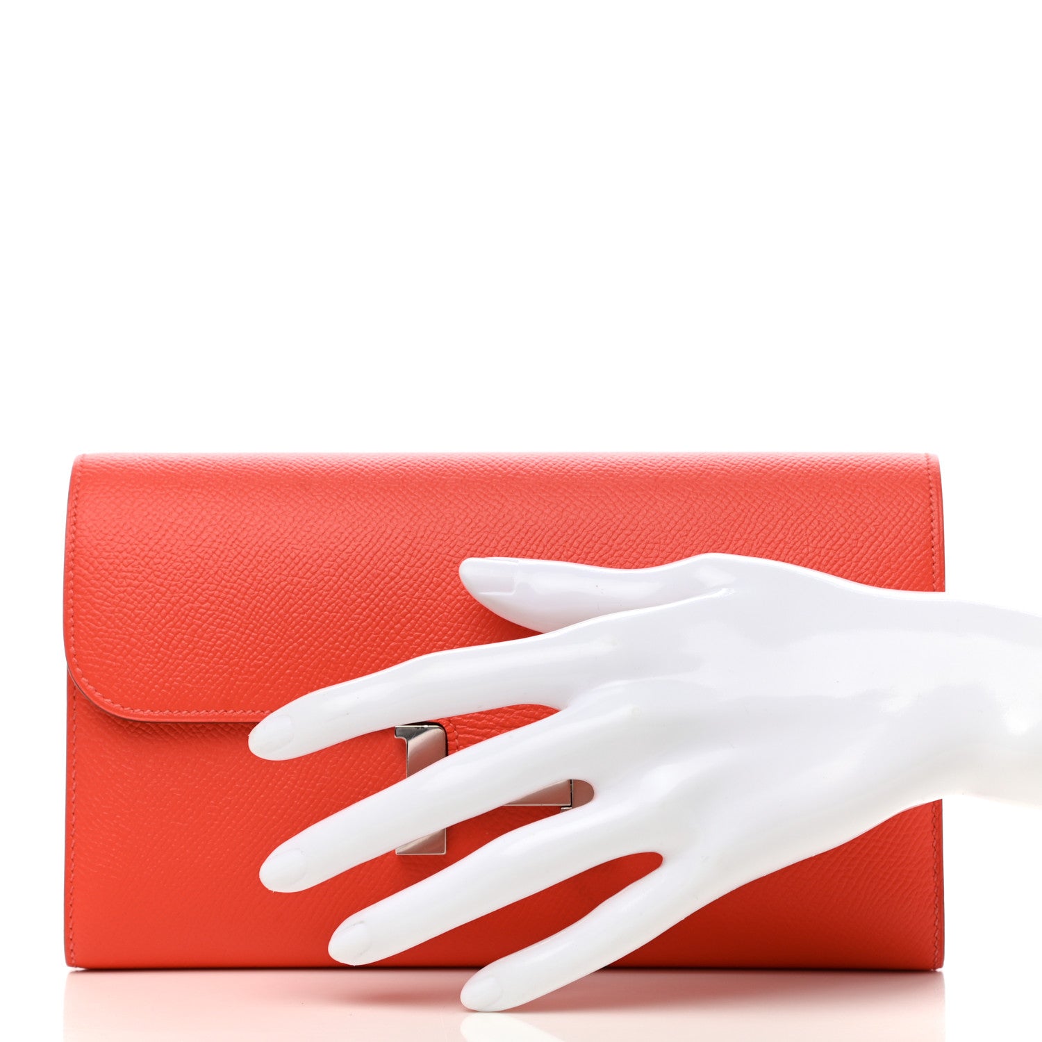 Hermes Epsom Constance Long Wallet Rose Jaipur 2 of 10