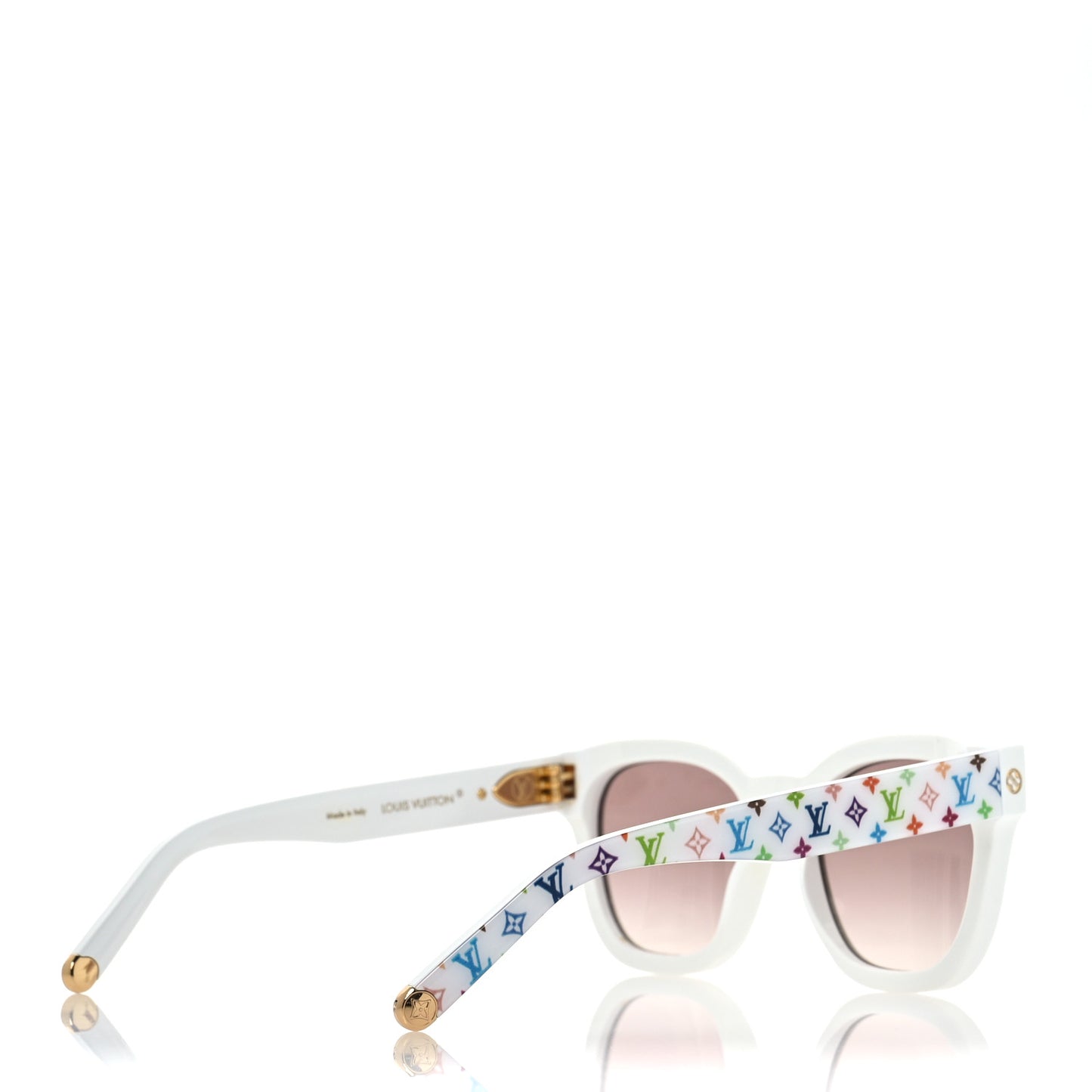 LV X TM Acetate My Monogram Sunglasses Z2725W White Multicolor