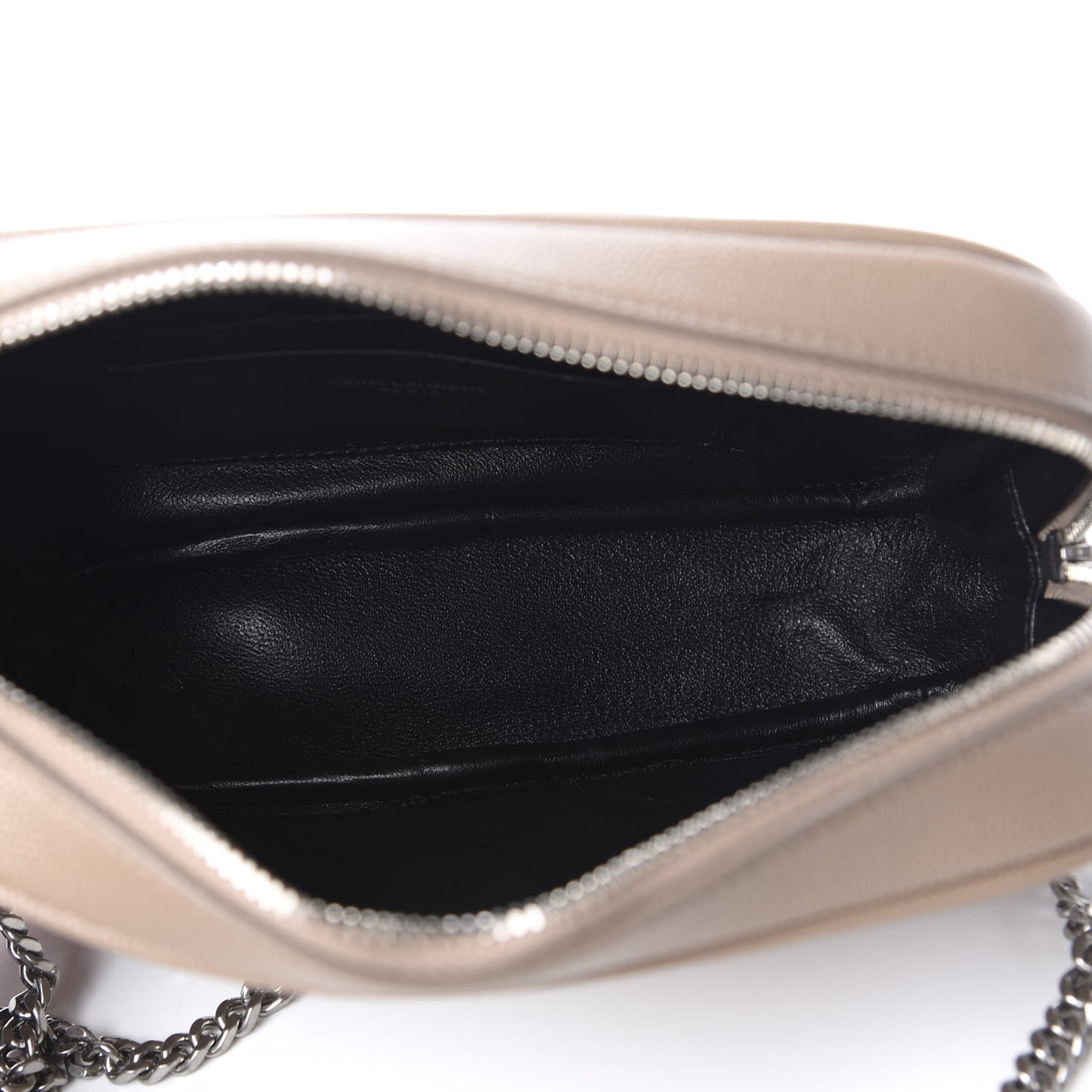 Grain De Poudre Matelasse Monogram Mini Lou Camera Bag Dark Beige