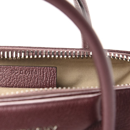 Givenchy Metallic Sugar Goatskin Small Antigona Oxblood 9 of 10